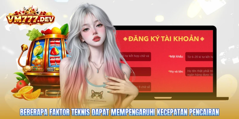 Beberapa faktor teknis dapat mempengaruhi kecepatan pencairan