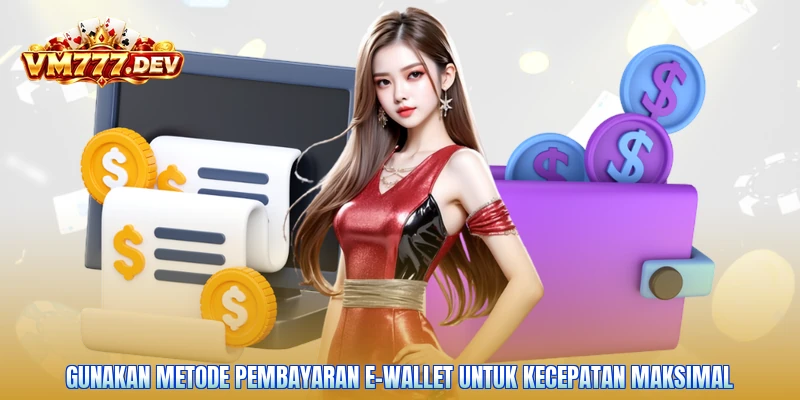 Gunakan metode pembayaran e-wallet untuk kecepatan maksimal