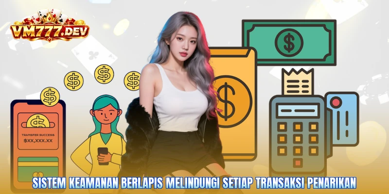 Sistem keamanan berlapis melindungi setiap transaksi penarikan