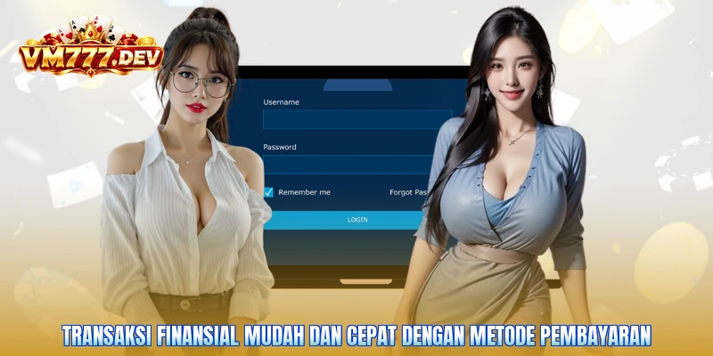 Transaksi finansial mudah dan cepat dengan metode pembayaran